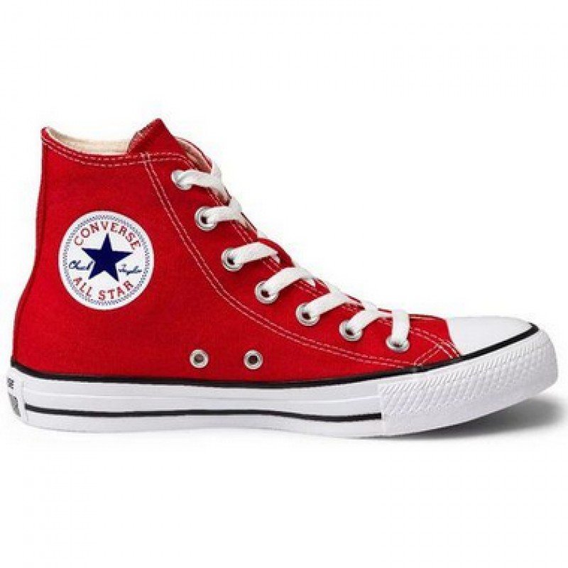 Tênis Converse All Star Chuck Taylor Cano Baixo - Preto+Vermelho