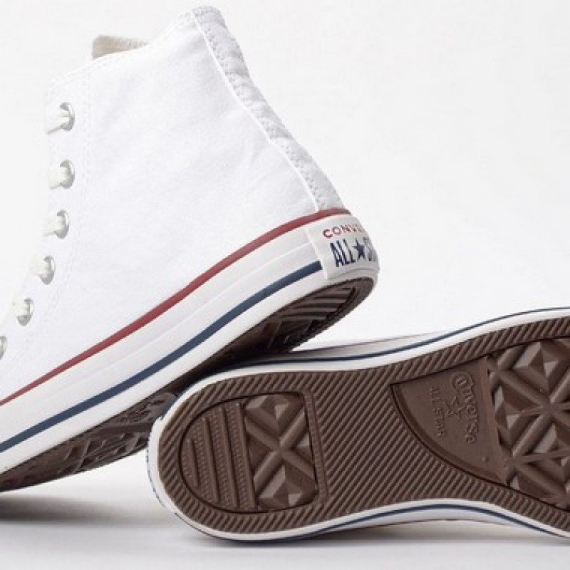 Tênis Converse All Star Cano Baixo de Napa Branco